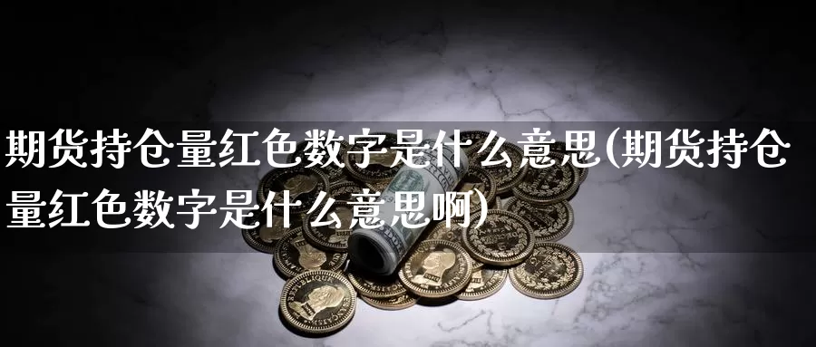 期货持仓量红色数字是什么意思(期货持仓量红色数字是什么意思啊)_https://www.sdzyz.com__第1张